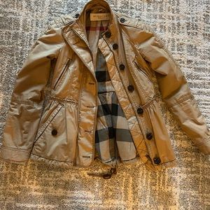 Khaki Burberry jacket